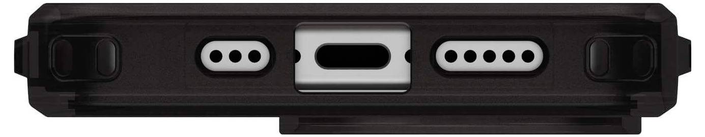 Urban Armor Gear Plyo MagSafe Case Backcover Apple iPhone 16 Pro Schwarz, Transparent, Bronze MagSafe kompatibel