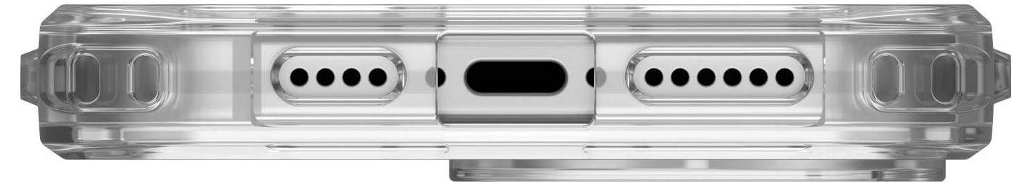 Urban Armor Gear Plyo MagSafe Case Backcover Apple iPhone 16 Pro Max Ice, Transparent, Weiß MagSafe kompatibel 114481114341