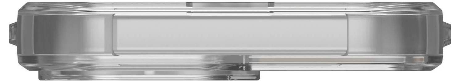 Ein transparenter, rechteckiger Gegenstand mit glatten Kanten und klarer Oberfläche, möglicherweise ein technisches Gerät oder eine Abdeckung.