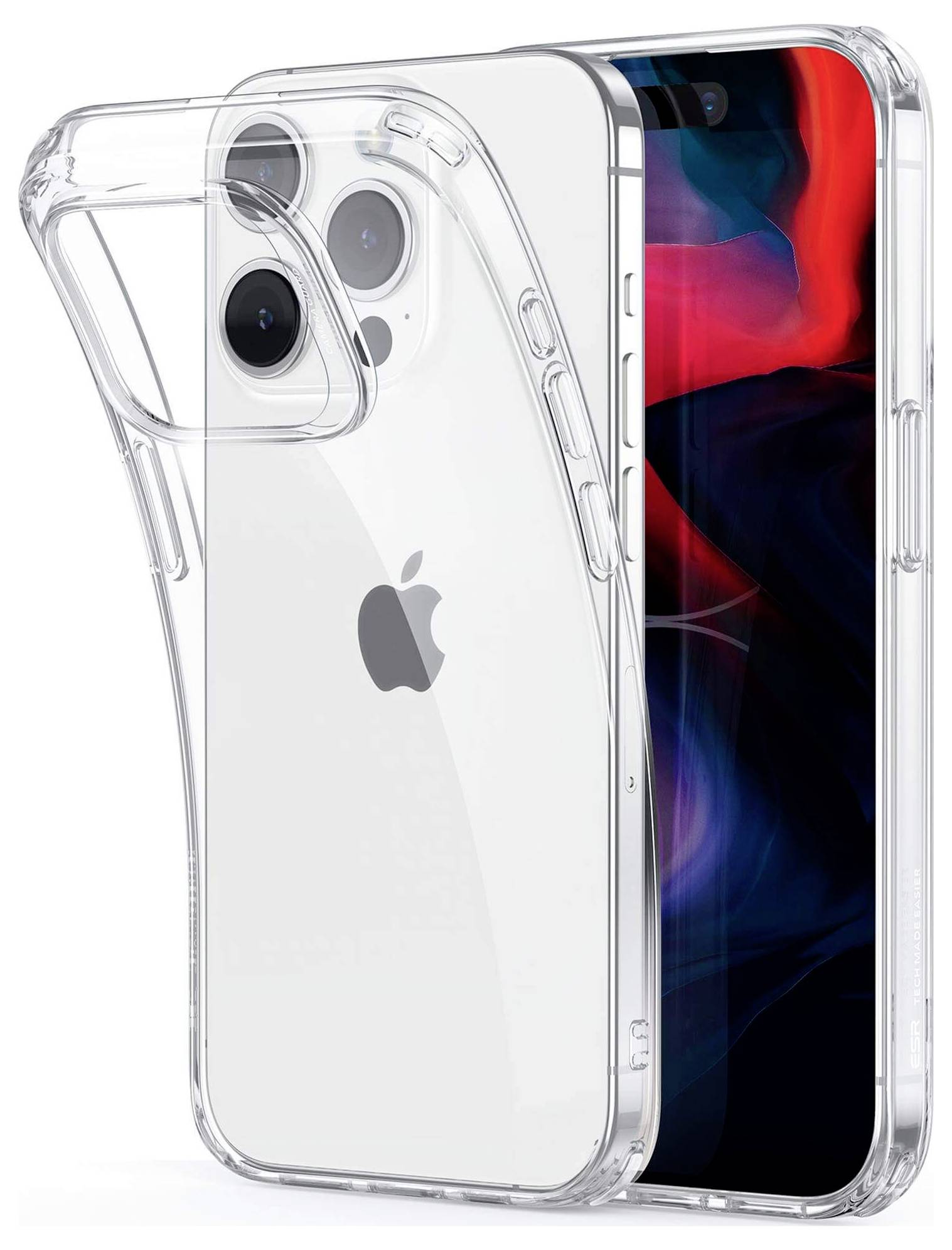 ESR Zero Case Backcover Apple iPhone 15 Pro Transparent Induktives Laden 1A6480102