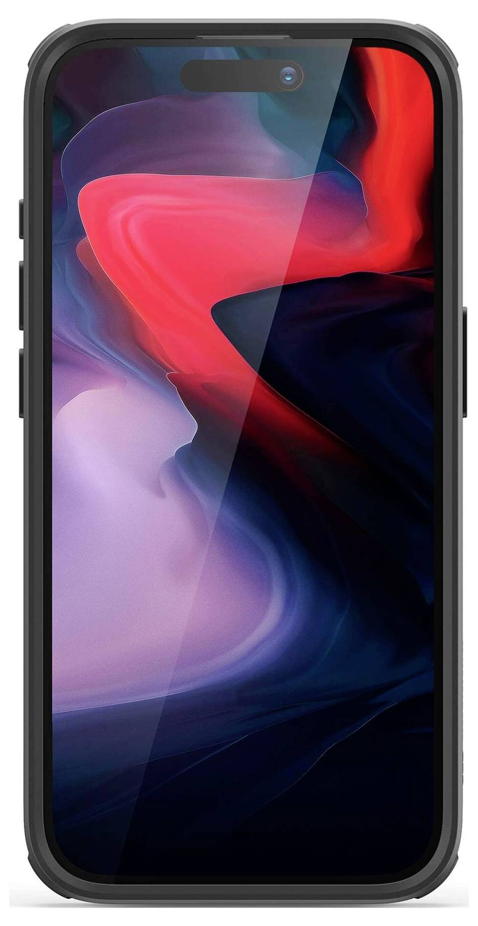 ESR Classic Hybrid HaloLock Case + Stash Stand Backcover Apple iPhone 15 Pro Transparent, Schwarz MagSafe kompatibel 1A6740202