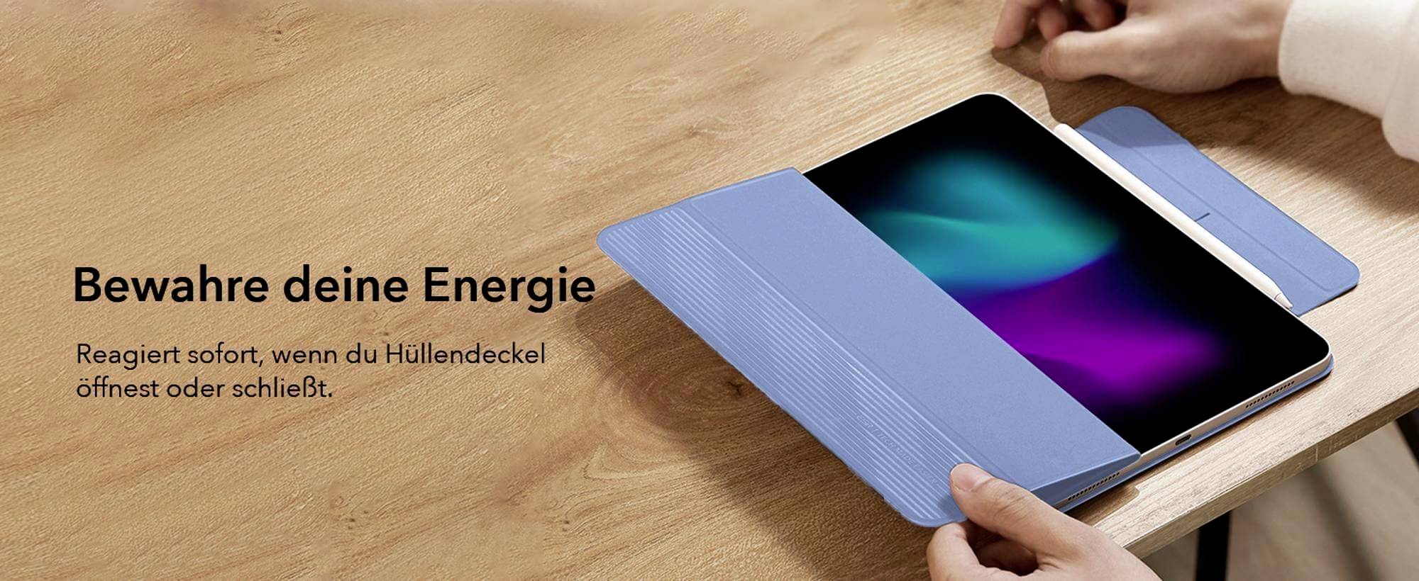 ESR Rebound Magnetic Case Tablet-Cover Apple iPad Pro 11" (M4, 2024) 27,9cm (11") BookCase Lavendel, Lila