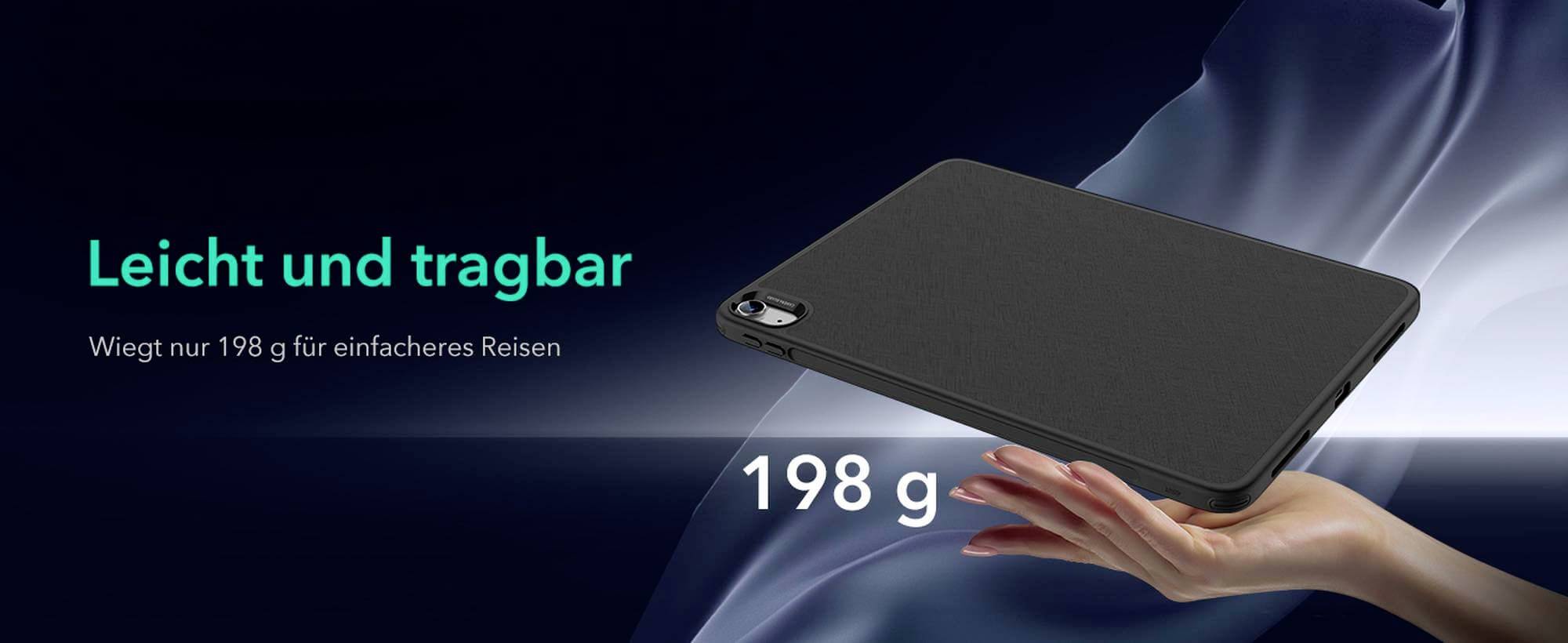 ESR Shift Magnetic Case Tablet-Cover Apple iPad Air 13" (M2, 2024) 33cm (13") BookCase Schwarz