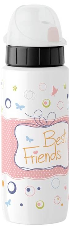 Emsa Drink2Go Light Steel Best Friends Trinkflasche Mehrfarbig 0.6l