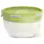 Emsa Clip & Go Salatbox 2.6l Kunststoff mit Deckel, wasserdicht Transparent, Grün N1071300 Emsa Clip & Go Salatbox 2.6l Kunststoff mit Deckel, wasserdicht Transparent, Grün N1071300