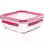 Emsa Clip & Close Frischhaltedose 0.8l Glas mit Deckel, wasserdicht, BPA-frei Transparent, Rot 600747 Emsa Clip & Close Frischhaltedose 0.8l Glas mit Deckel, wasserdicht, BPA-frei Transparent, Rot 600747