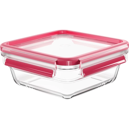 Emsa Clip & Close Frischhaltedose 0.8l Glas mit Deckel, wasserdicht, BPA-frei Transparent, Rot 600747 Emsa Clip & Close Frischhaltedose 0.8l Glas mit Deckel, wasserdicht, BPA-frei Transparent, Rot 600747