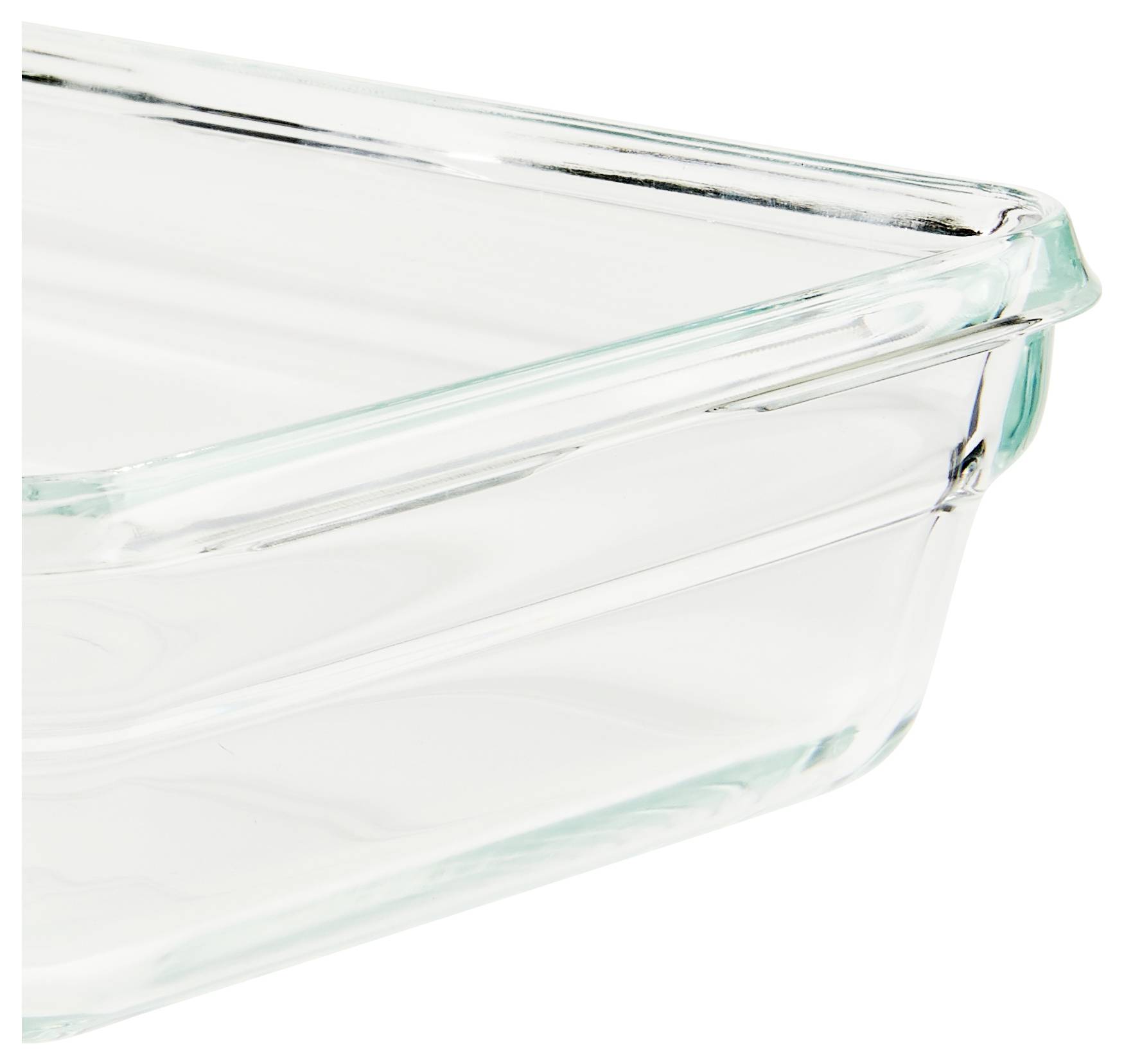 Emsa Clip & Close Frischhaltedose 3l Glas mit Deckel, wasserdicht, BPA-frei Transparent, Rot 600745