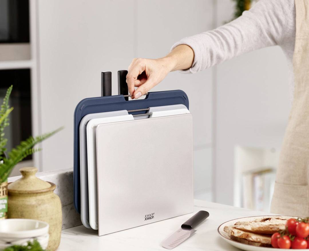 Joseph Joseph 60194 Nest Plus Schneidebrett + Messer - 6tlg. Set