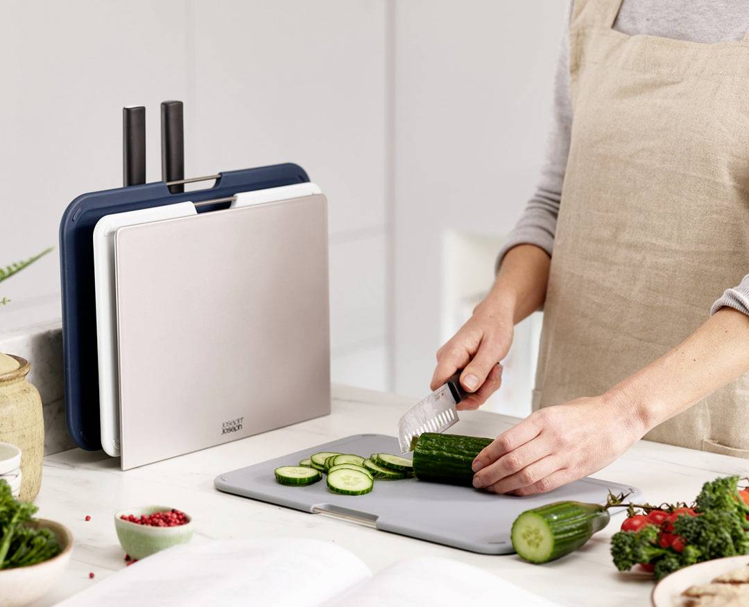 Joseph Joseph 60194 Nest Plus Schneidebrett + Messer - 6tlg. Set