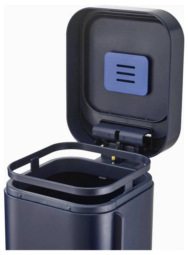 Joseph Joseph Porta 30122 Mülleimer 40l Edelstahl (B x H x T) 280 x 684 x 398mm Mitternachtsblau 1St.