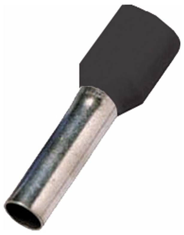 Intercable 180764 Aderendhülse 1.5mm² Teilisoliert Schwarz