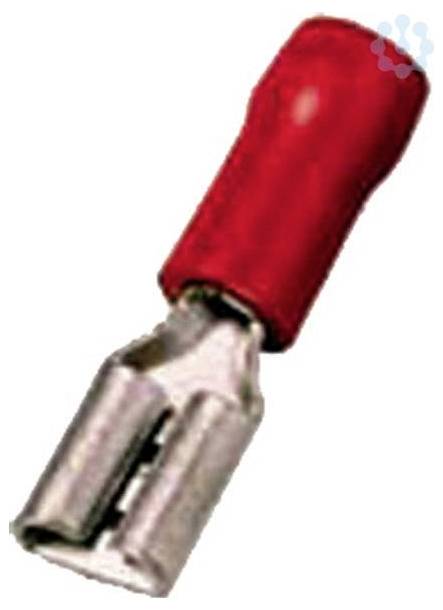 Intercable 180836 Flachsteckhülse Steckbreite: 4.80mm Steckdicke: 0.80mm Teilisoliert Rot