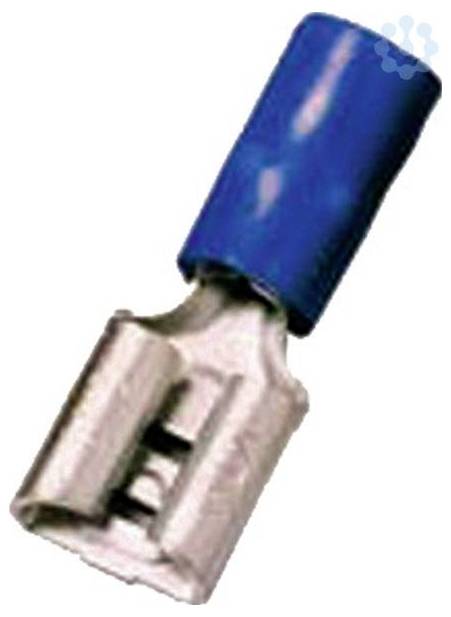 Intercable 180895 Flachsteckhülse Steckbreite: 6.30mm Steckdicke: 0.80mm Teilisoliert Blau