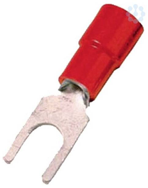 Intercable 180845 Gabelkabelschuh 0.50mm² 1.00mm² Teilisoliert Rot