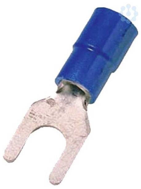 Intercable 180891 Gabelkabelschuh 1.50mm² 2.50mm² Teilisoliert Blau