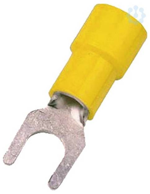 Intercable 180933 Gabelkabelschuh 4.00mm² 6.00mm² Teilisoliert Gelb