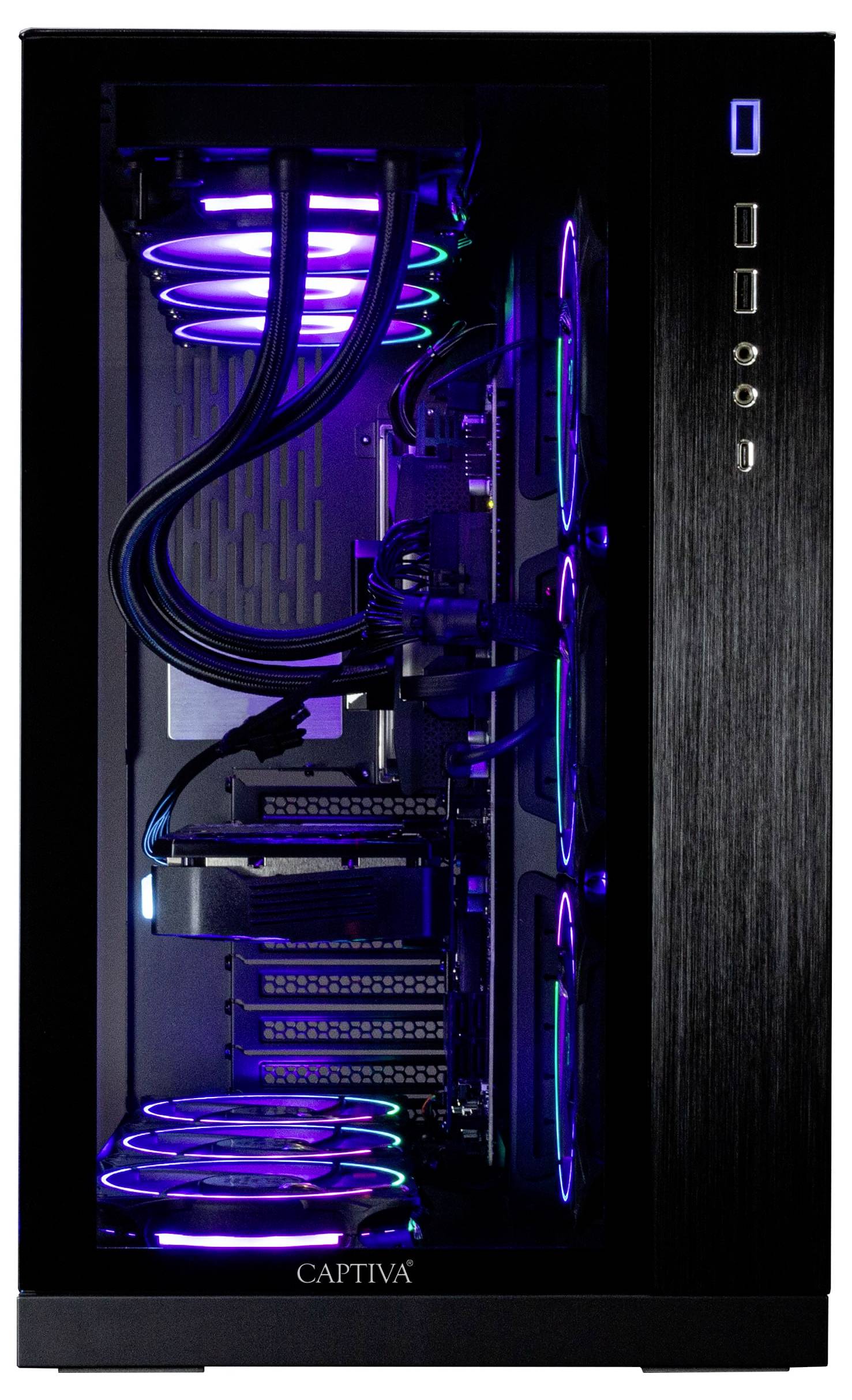 Captiva Gaming PC Highend Gaming R83-306 AMD Ryzen 7 32GB RAM 1TB SSD Nvidia GeForce RTX 4070 Super 12GB Win 11 Home 83306