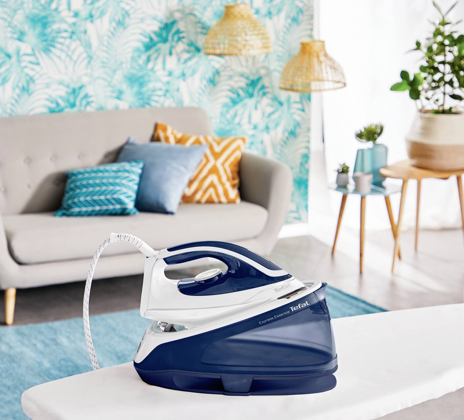 Tefal SV6116E0 SV6116E0 Dampfbügelstation 2200 W Blau, Weiß