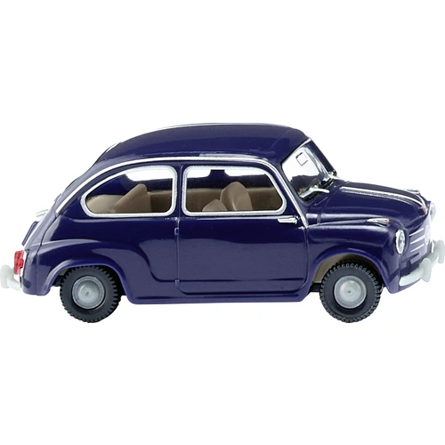 Wiking 009907 H0 PKW Modell Fiat 600 - dunkelblau Wiking 009907 H0 PKW Modell Fiat 600 - dunkelblau