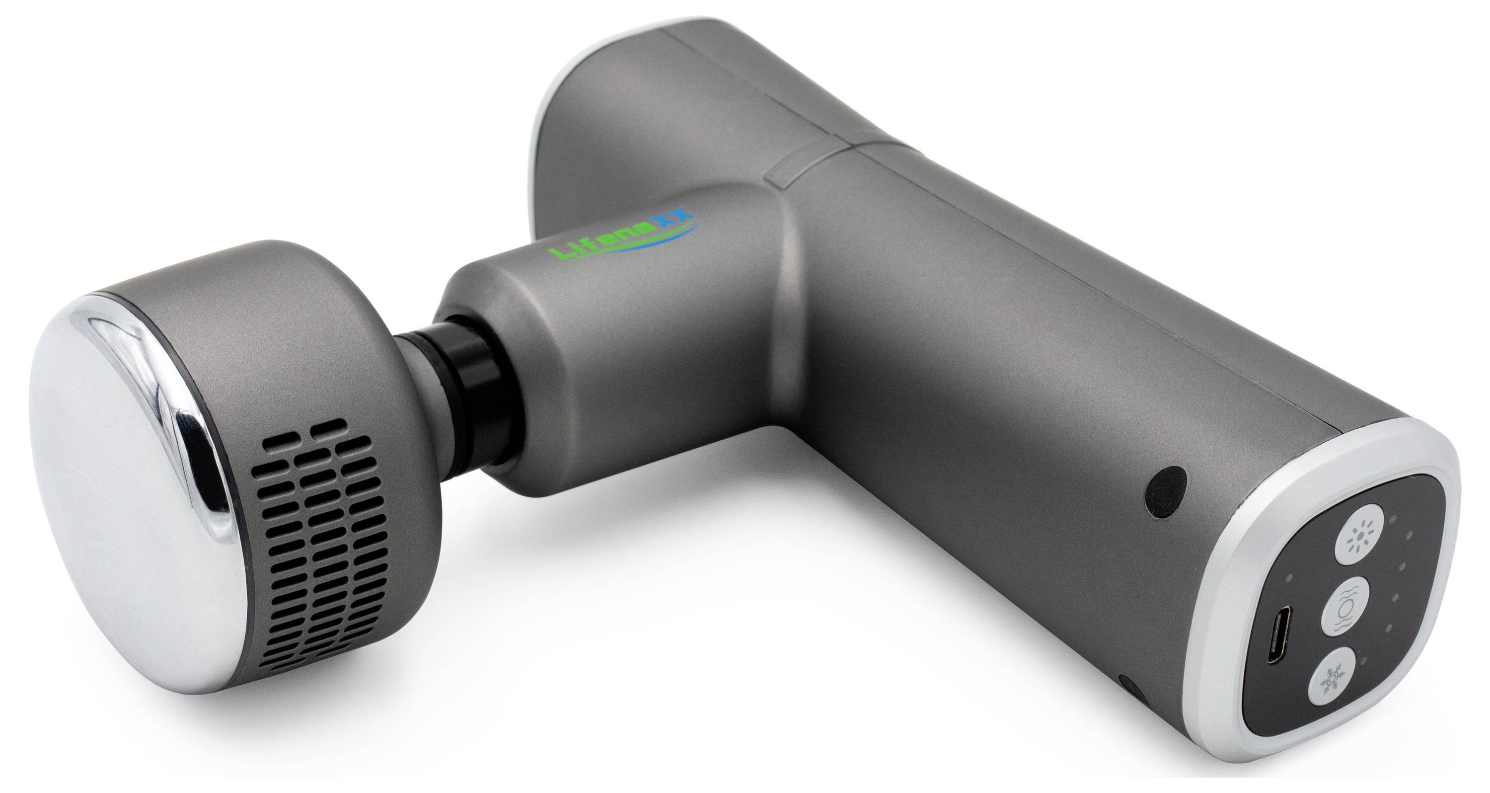 Lifenaxx LX-041 Massagegerät Schwarz, Silber (matt)