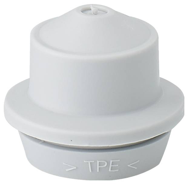 Hensel EDK 20 Kabeleinsteckstutzen Plattenstärke (max.) 4mm Lichtgrau