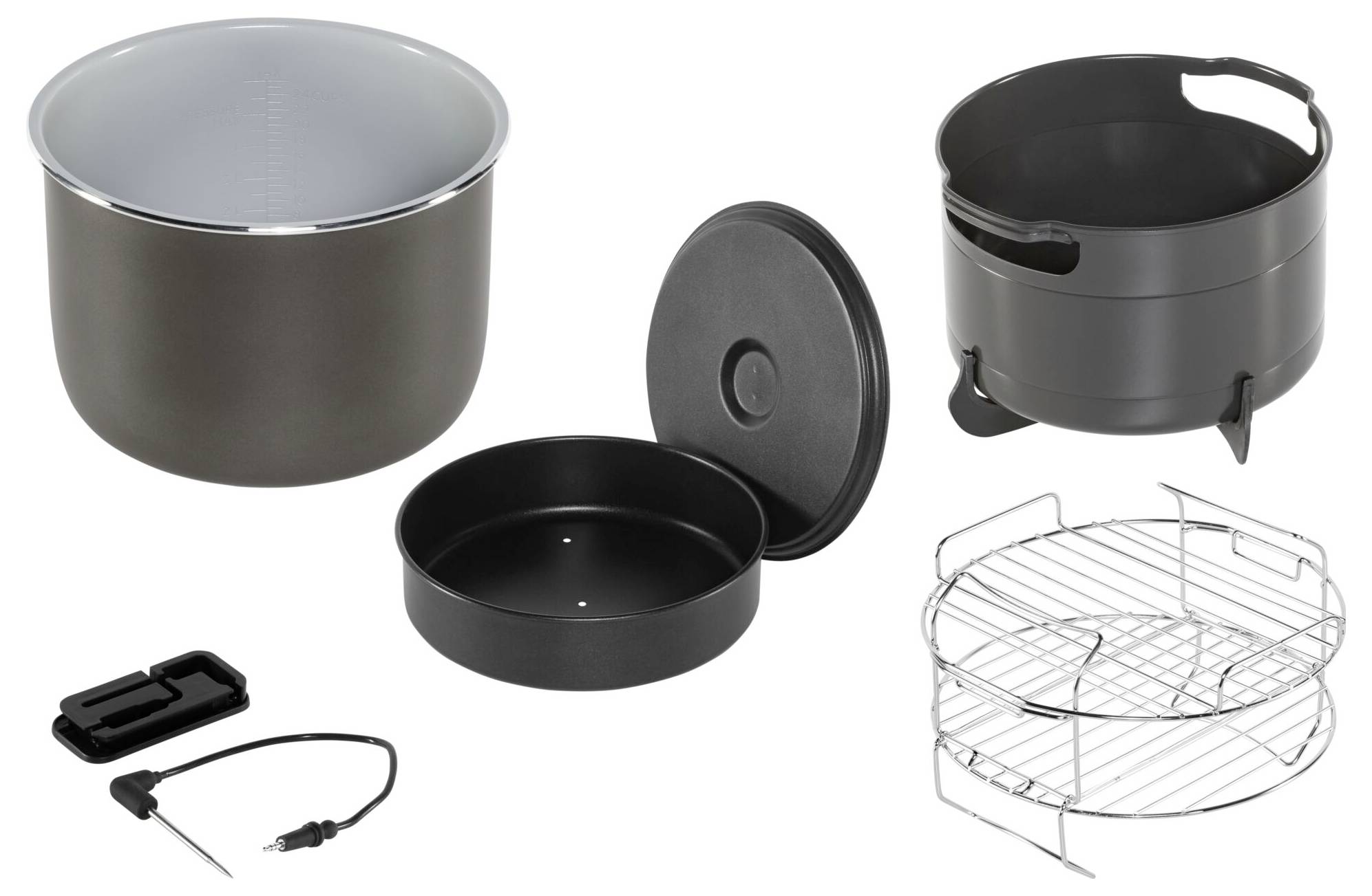 Ninja OL750EU Reiskocher Schwarz, Silber