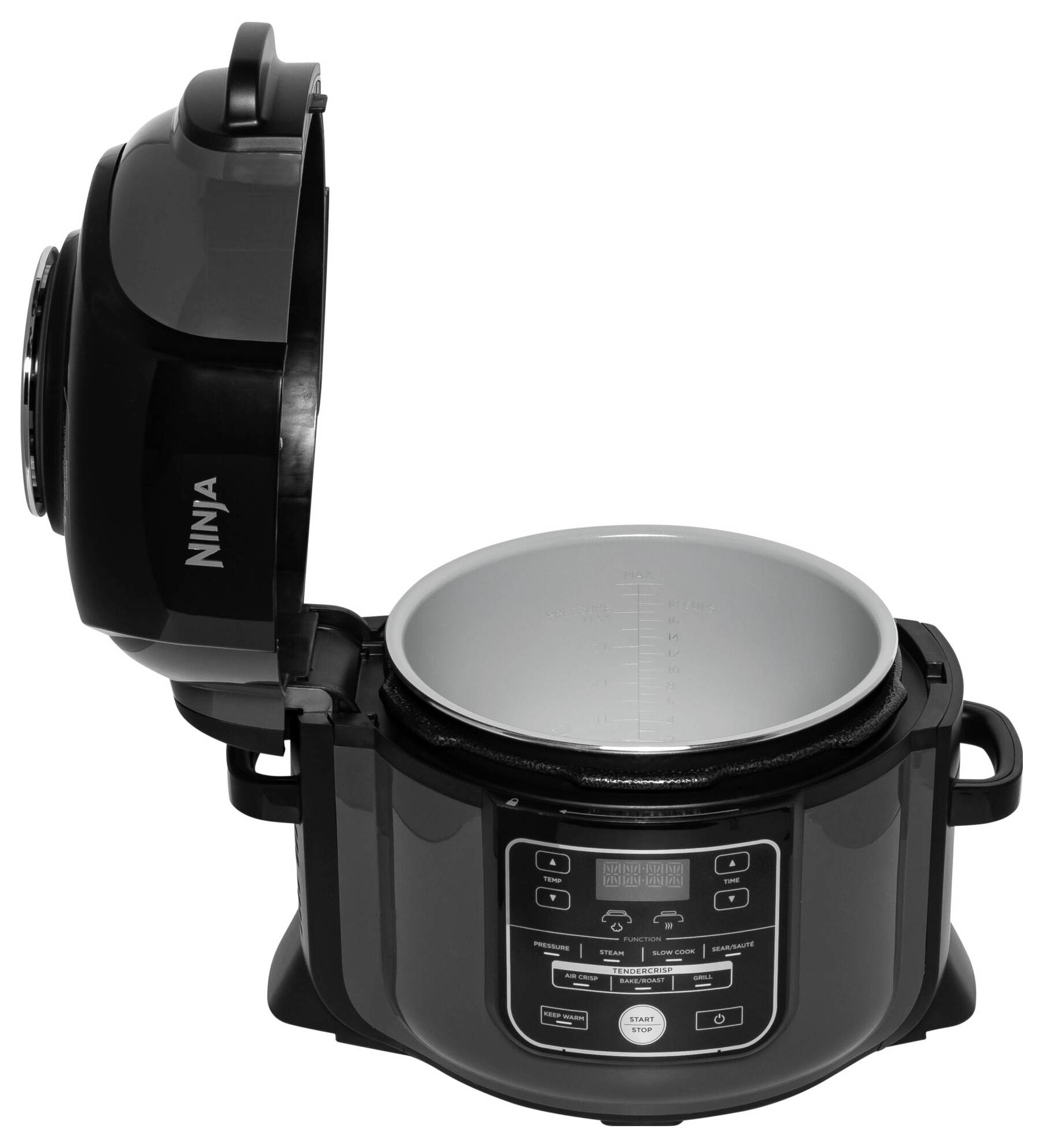 Ninja OP300EU Heißluft-Fritteuse 1.1kg 1460W Schwarz, Silber