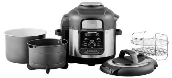 Ninja OP500EU Multikocher 1460W Schwarz, Silber