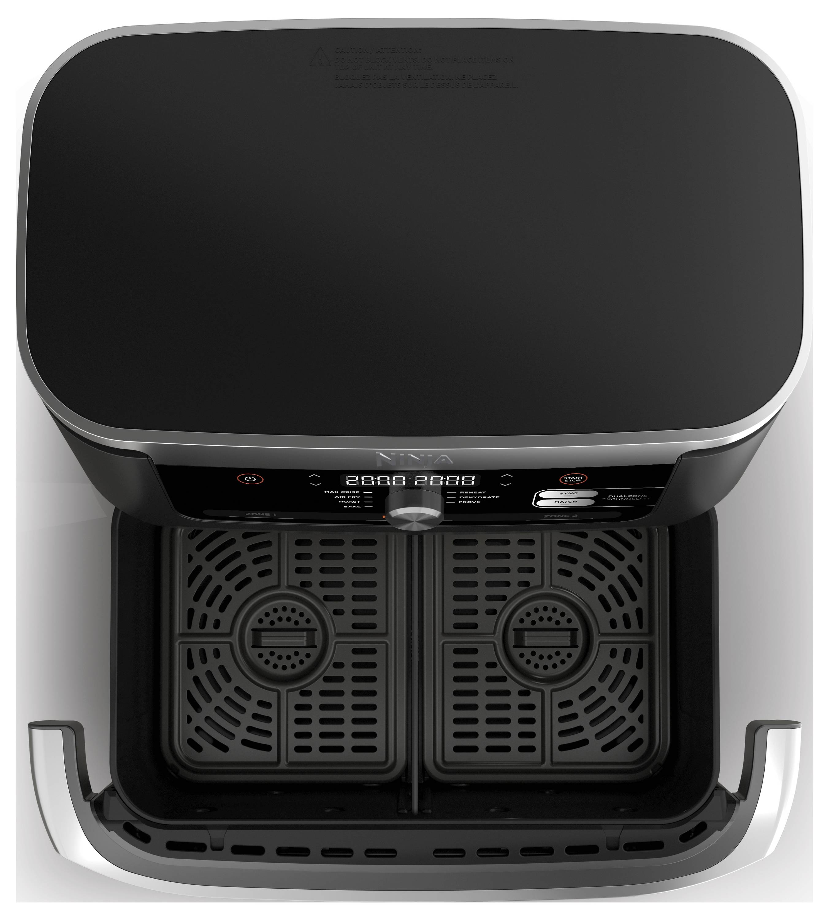 Ninja AF500EU Heißluft-Fritteuse 2470W Schwarz, Silber