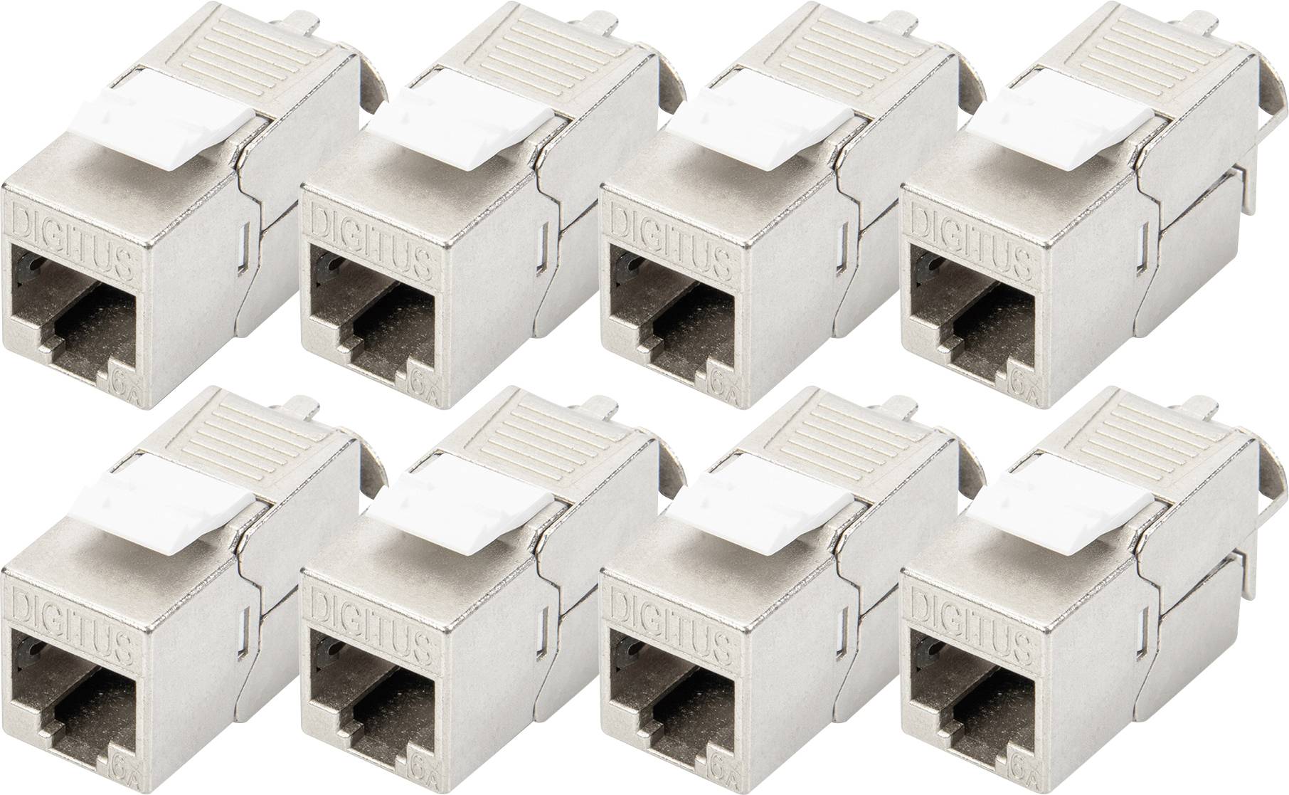 Digitus DN-93615-8 RJ45-Einbaumodul Keystone CAT 6a 8 St.