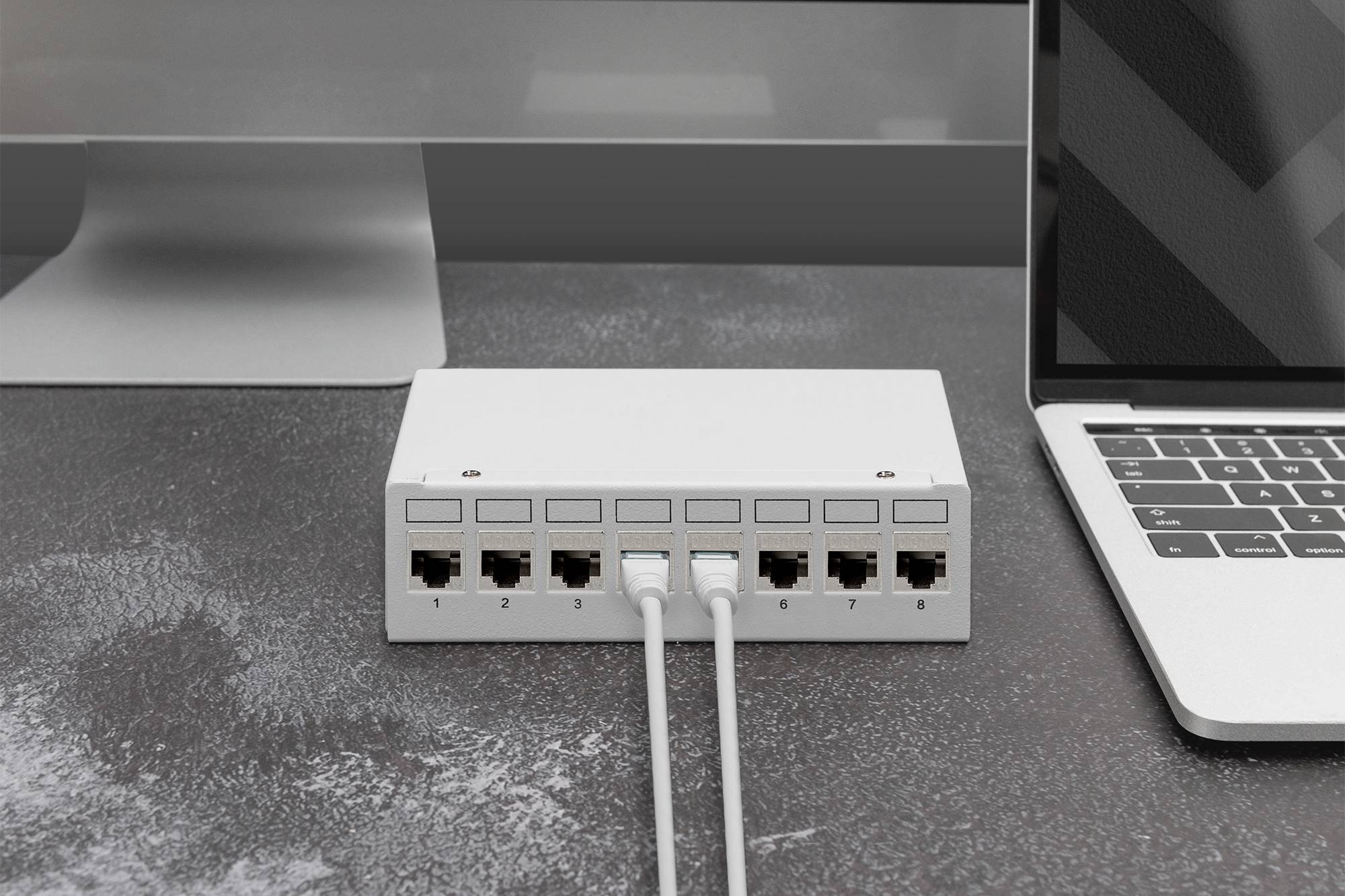 Digitus DN-93617-8 RJ45-Einbaumodul Keystone CAT 6a 8St.