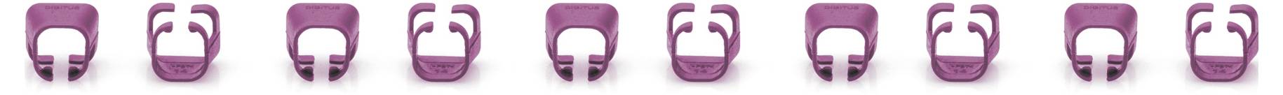 Digitus A-CC-MG Patchkabel-Farbclips Magenta 100St.