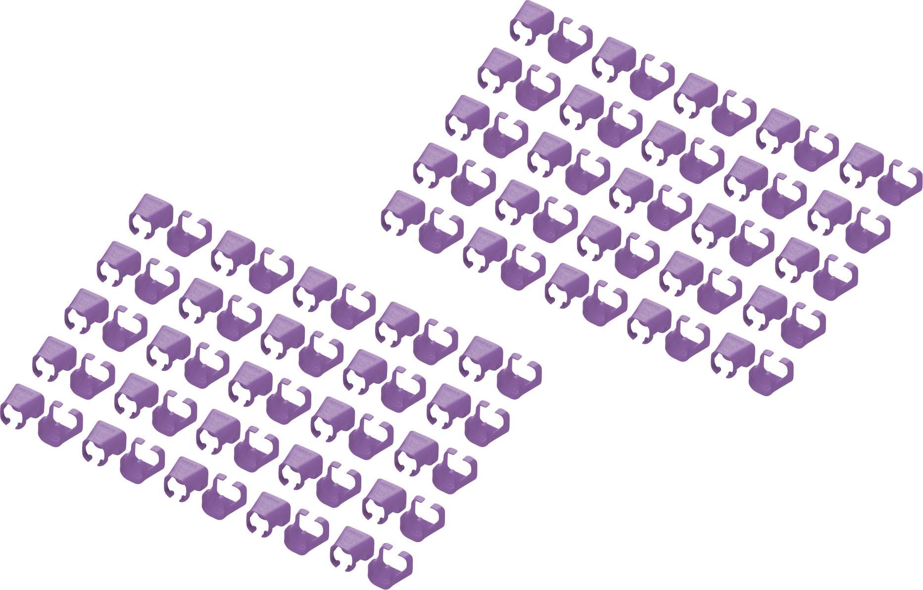 Digitus A-CC-VI Patchkabel-Farbclips Violett 100St.