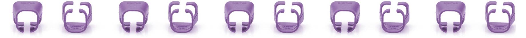 Digitus A-CC-VI Patchkabel-Farbclips Violett 100St.