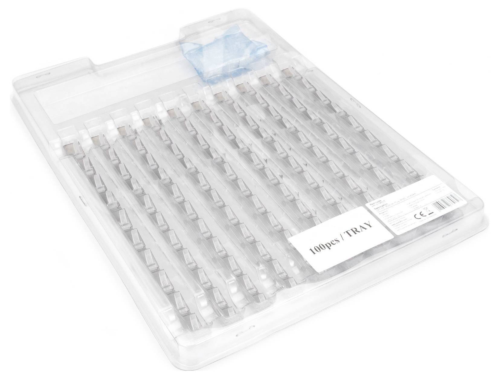 Digitus AK-219603-100 RJ45 Stecker Polzahl Sensoren 8 Silber 100St.