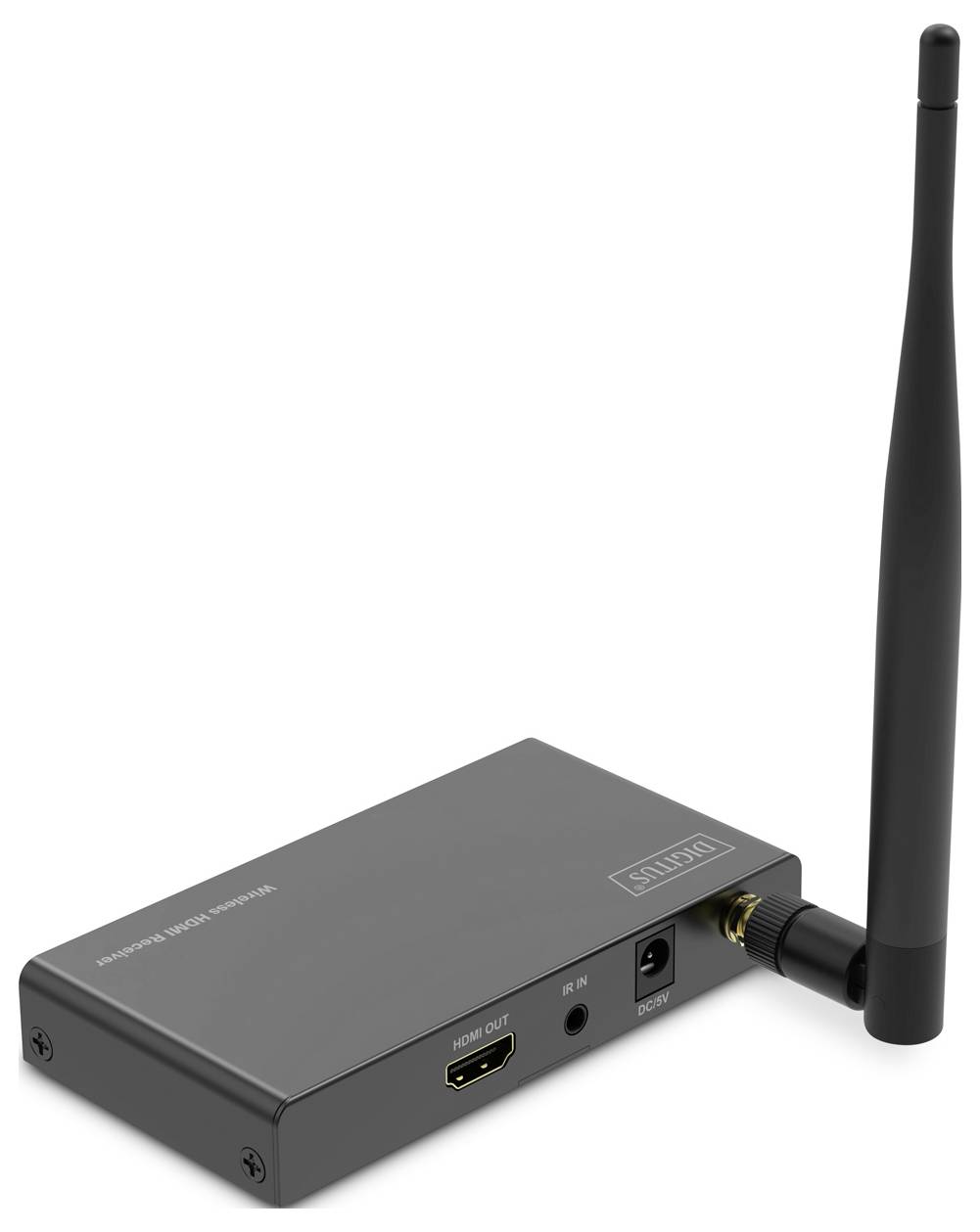 Digitus DS-55347 HDMI Empfänger 100m 5GHz 1920 x 1080 Pixel integrierte LED-Anzeige, mit Loop-Funktion, Sichere Funkübertragung
