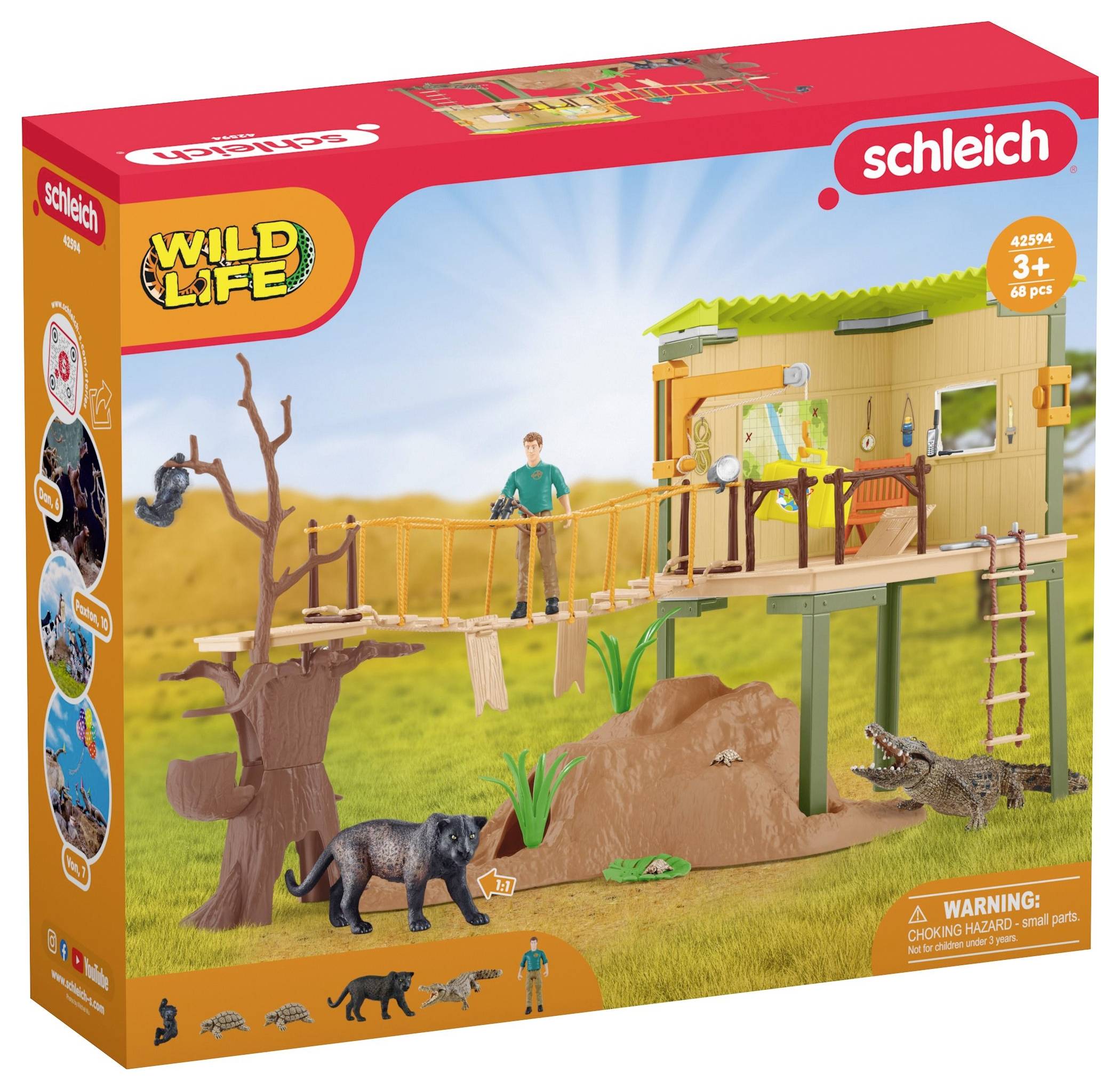 schleich® WILD LIFE 42594 Wild Life Abenteuerstation