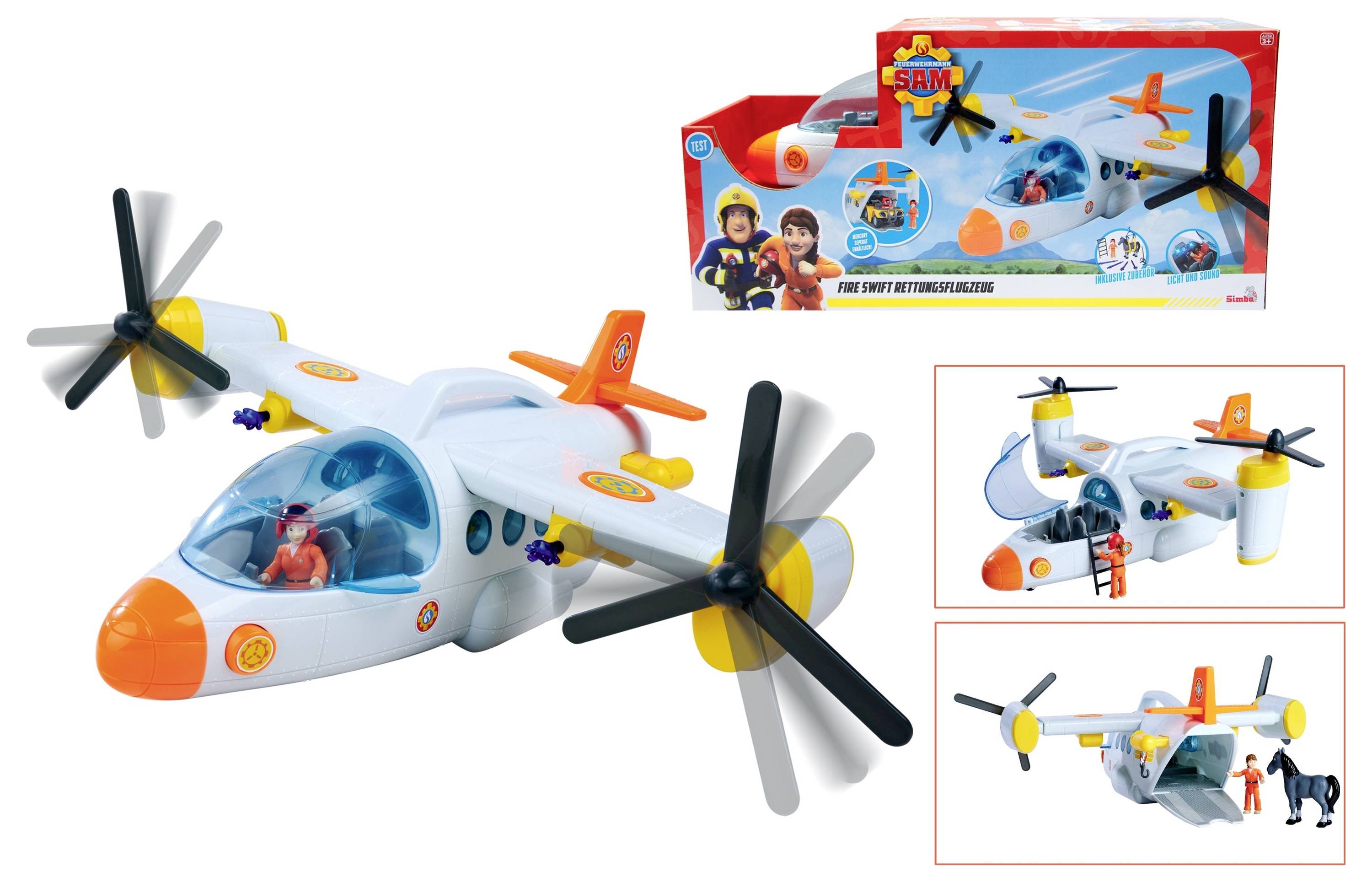 Simba Sam Fire Swift Rettungsflugzeug 109252615