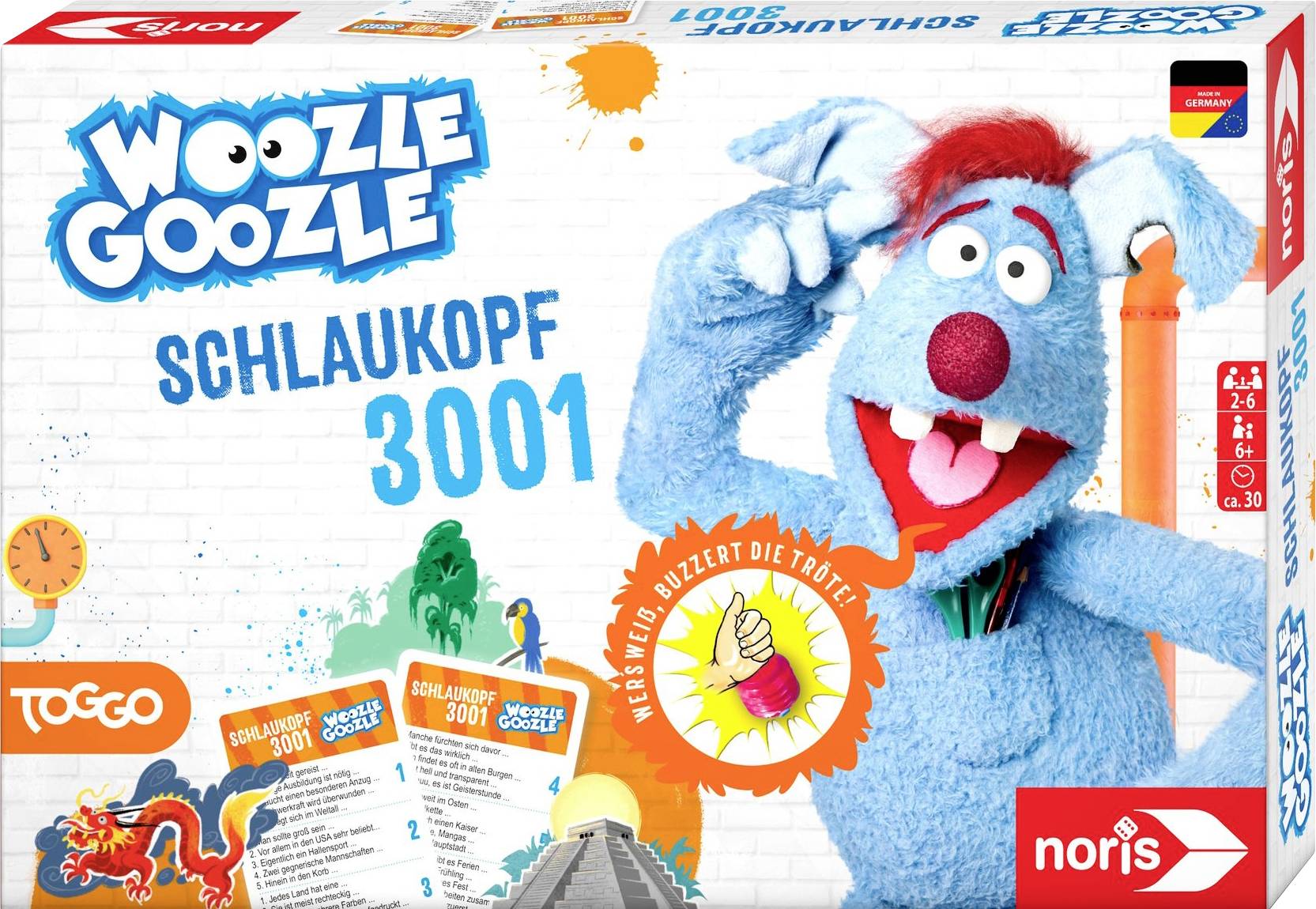 Noris Spiele Woozle Goozle - Schlaukopf 3001 606102071