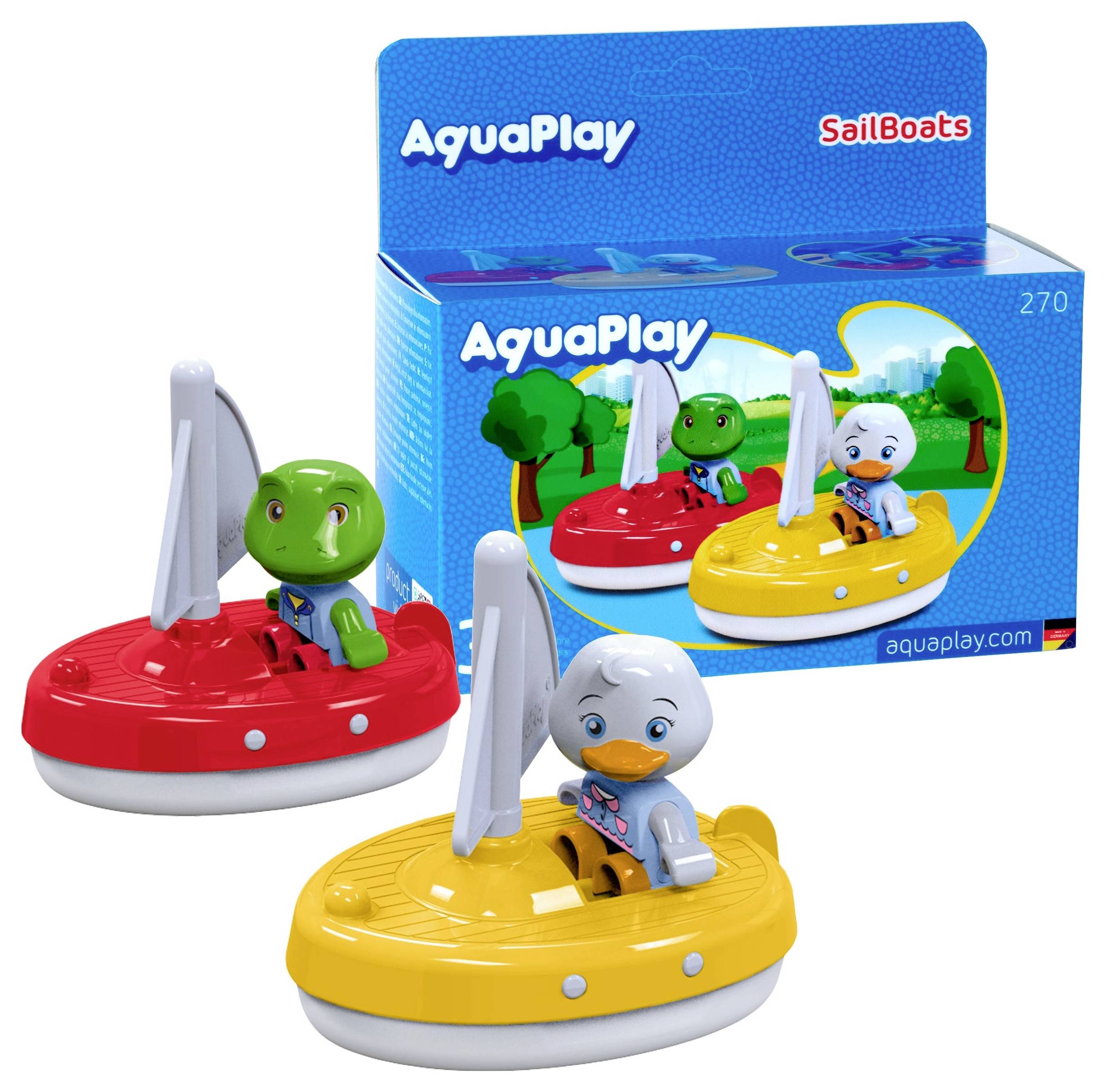 AquaPlay 2 Segelboote + 2 Figuren