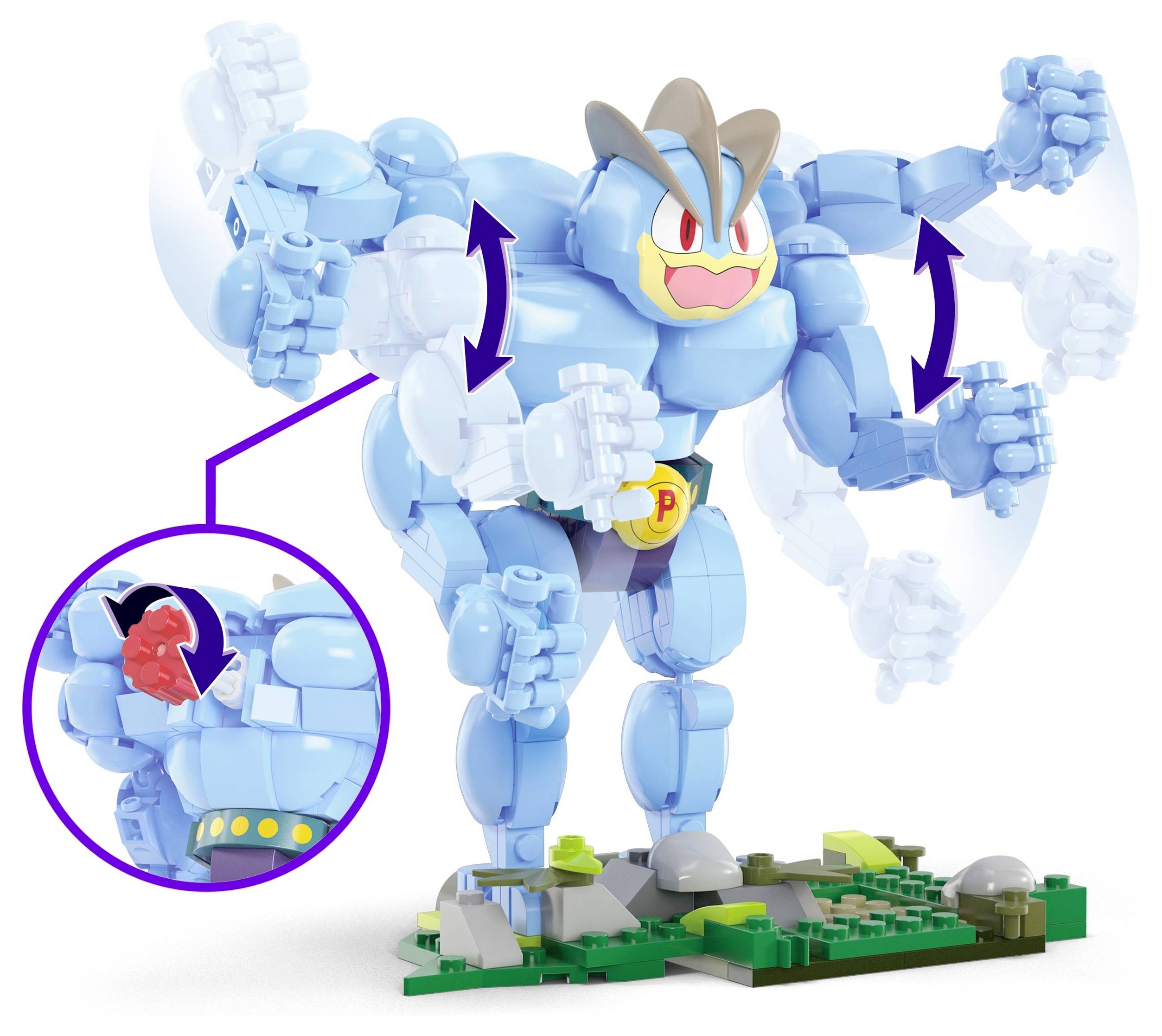 Mattel MEGA Pokémon Machomei Konstruktions-Set