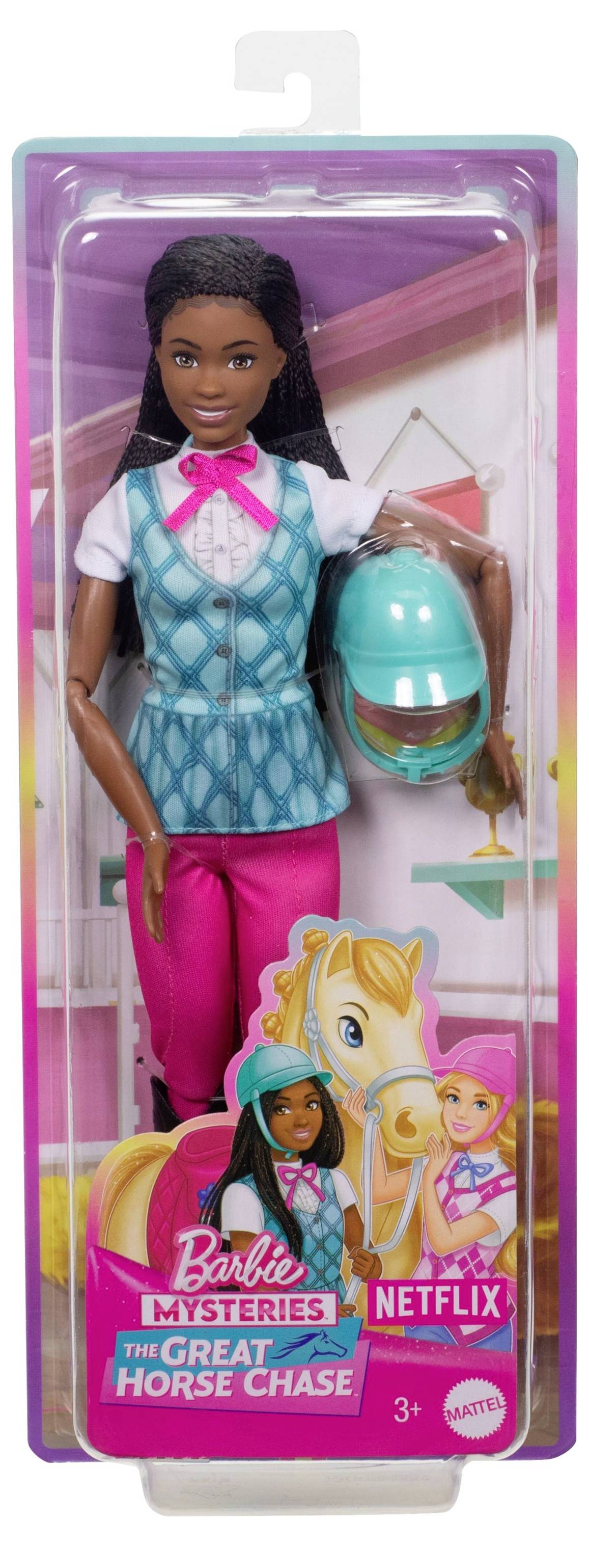 Mattel Barbie Reitende Puppe Brooklyn HXJ39