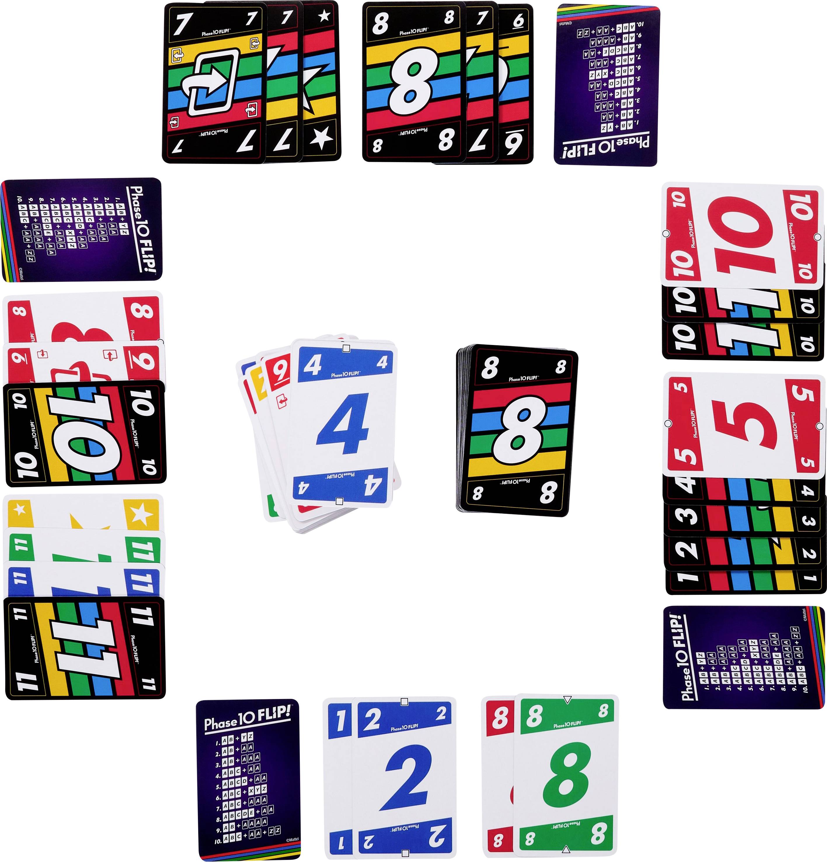 Mattel Phase 10 Flip HYN12 Anzahl Spieler (max.): 6