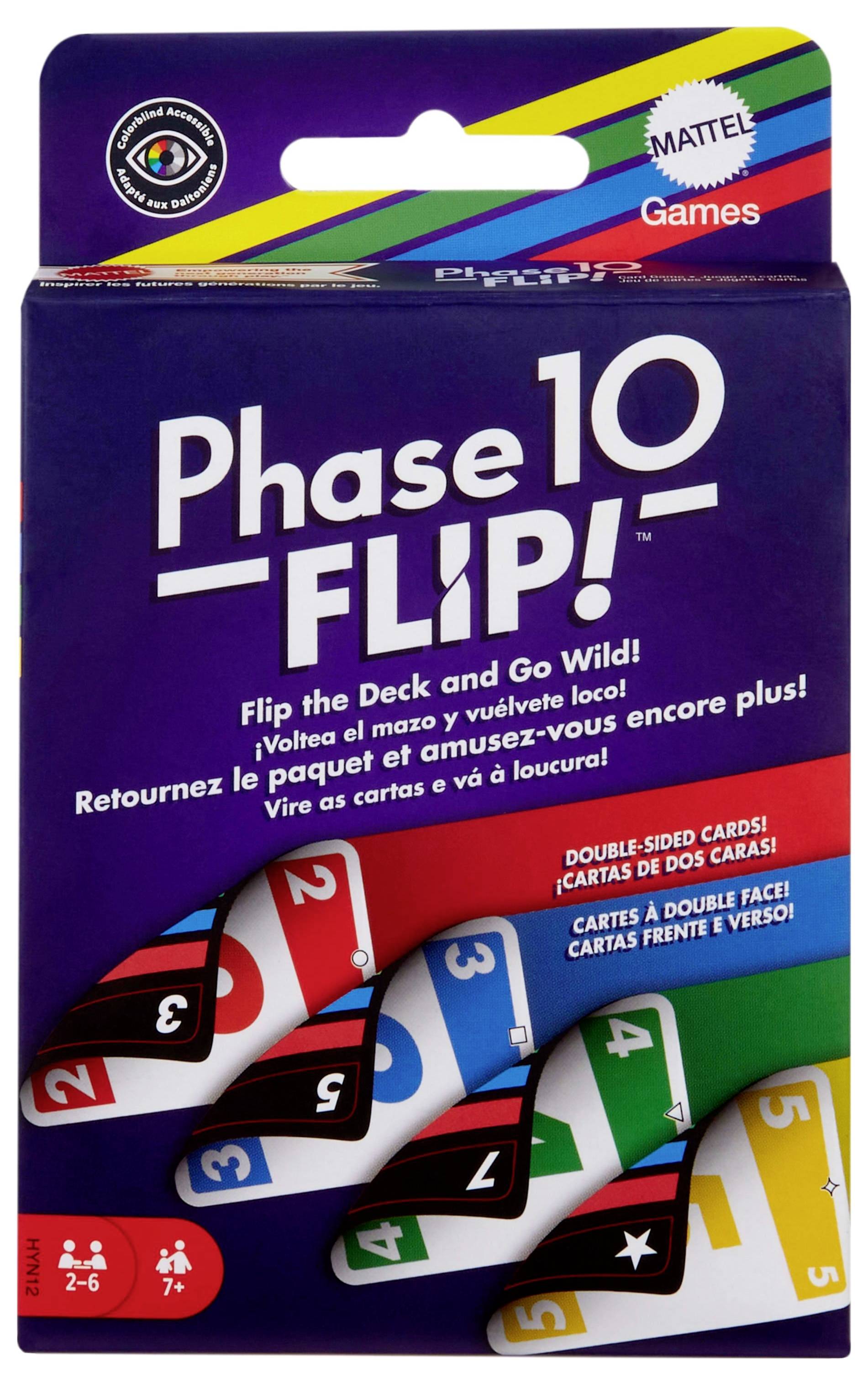 Mattel Phase 10 Flip HYN12 Anzahl Spieler (max.): 6