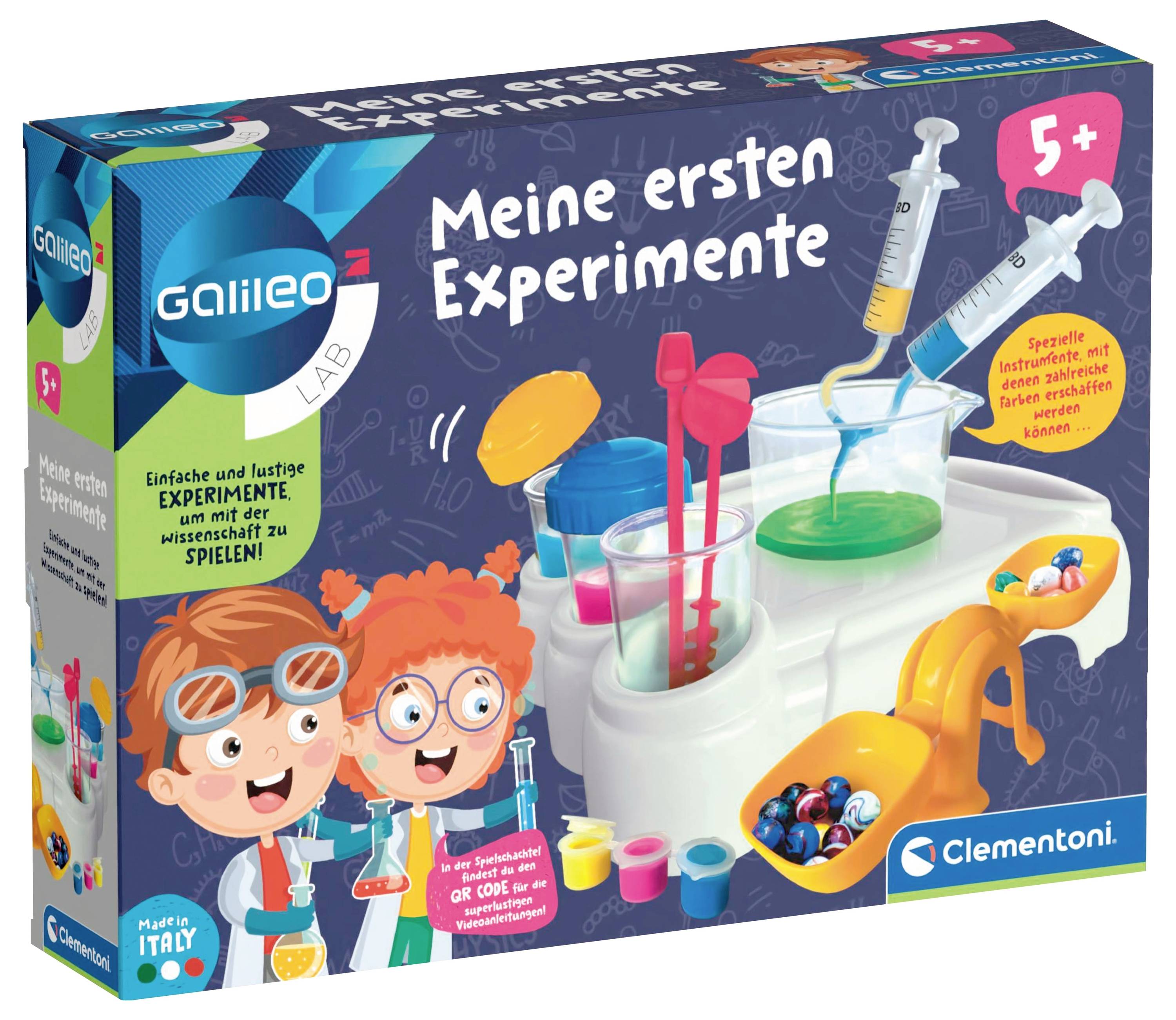 Clementoni 59266 Galileo - Meine ersten Experimente Chemie Experimentier-Set ab 5 Jahre