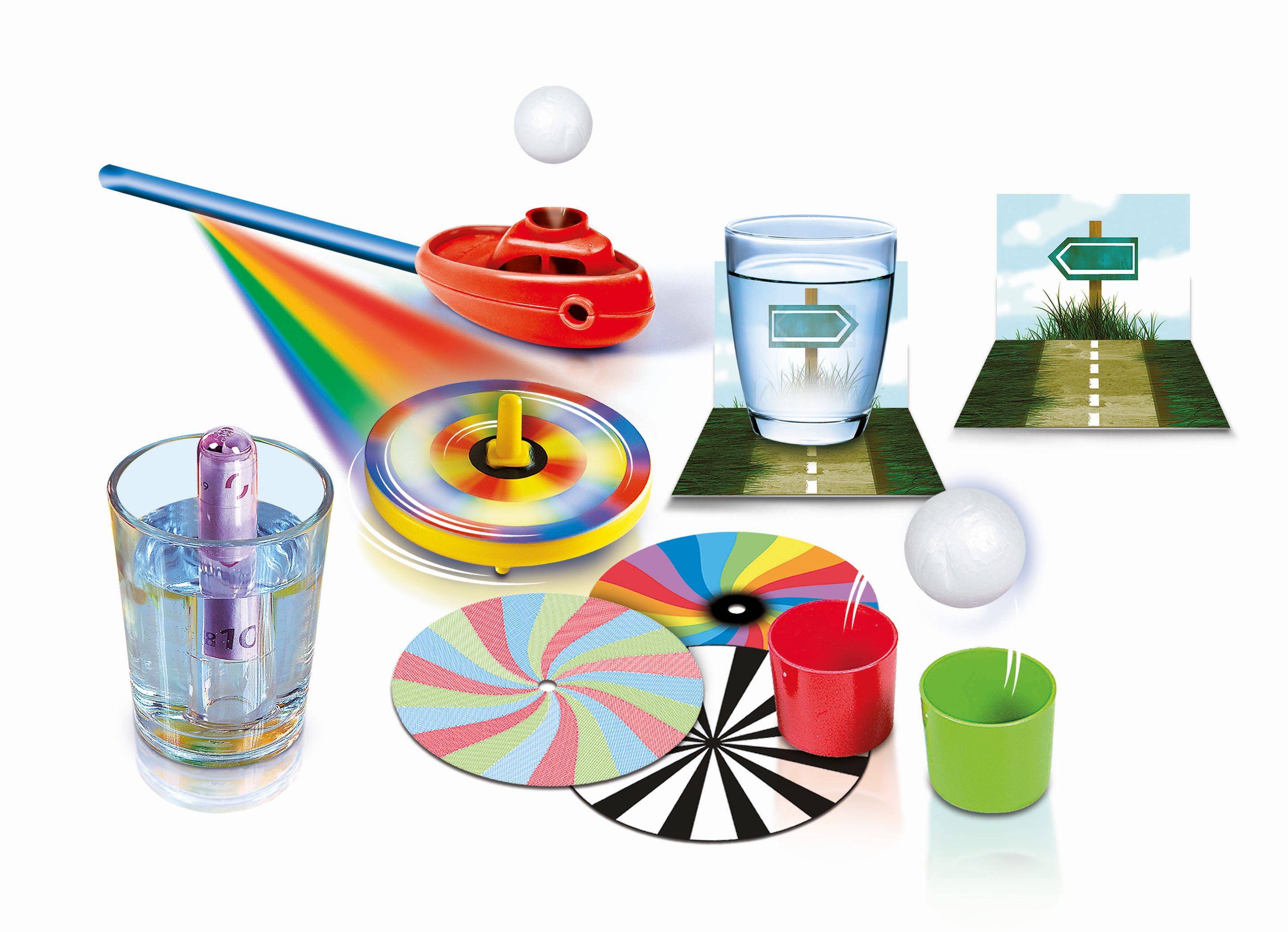 Clementoni 59396 Galileo Experimentieren für Vorschulkind Physik, Basteln Experimentier-Set ab 5 Jahre