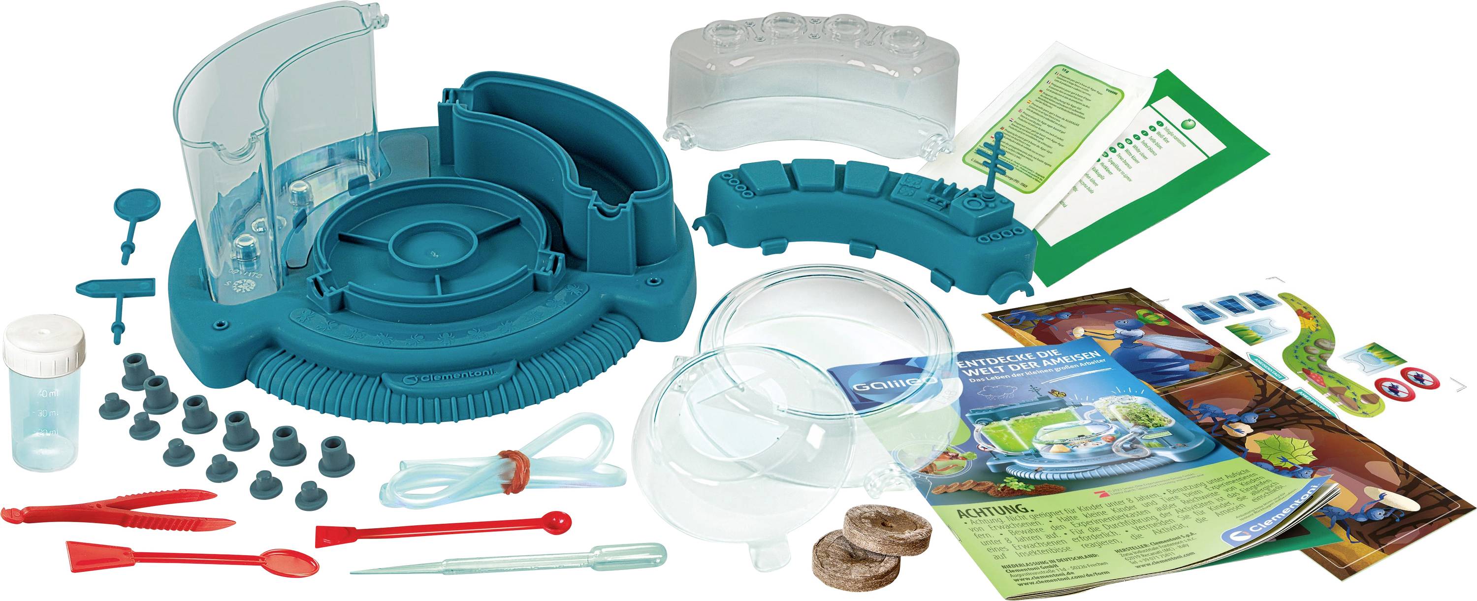Clementoni 59362 Galileo Entdecke die Welt der Ameisen Experimentier-Set ab 8 Jahre