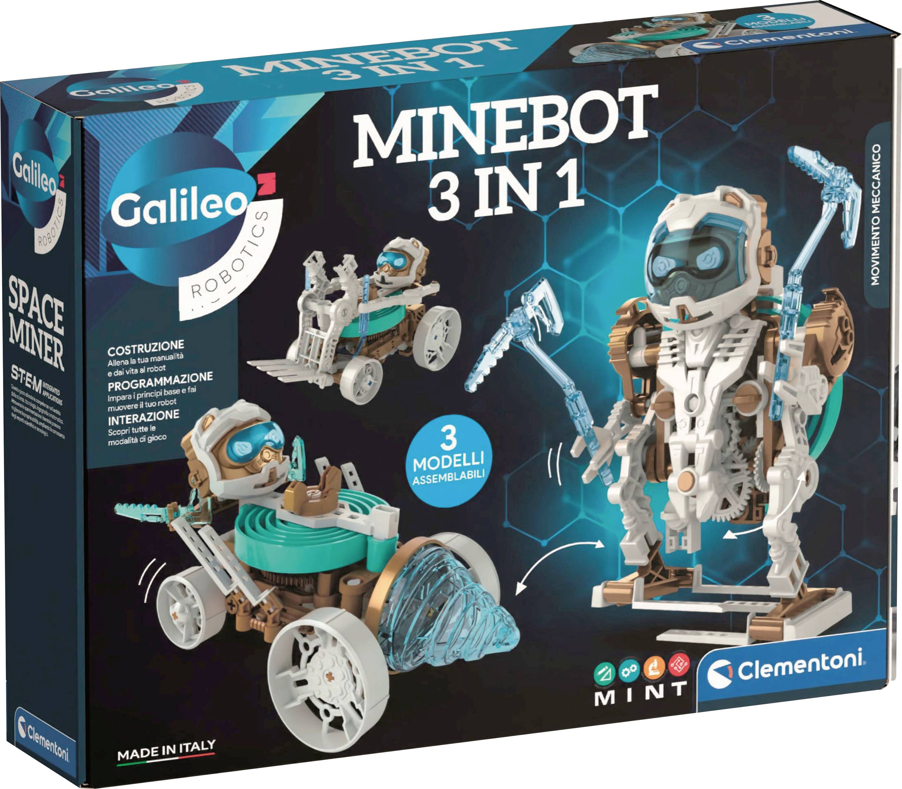 Clementoni Galileo MineBot 3 in 1 Roboter