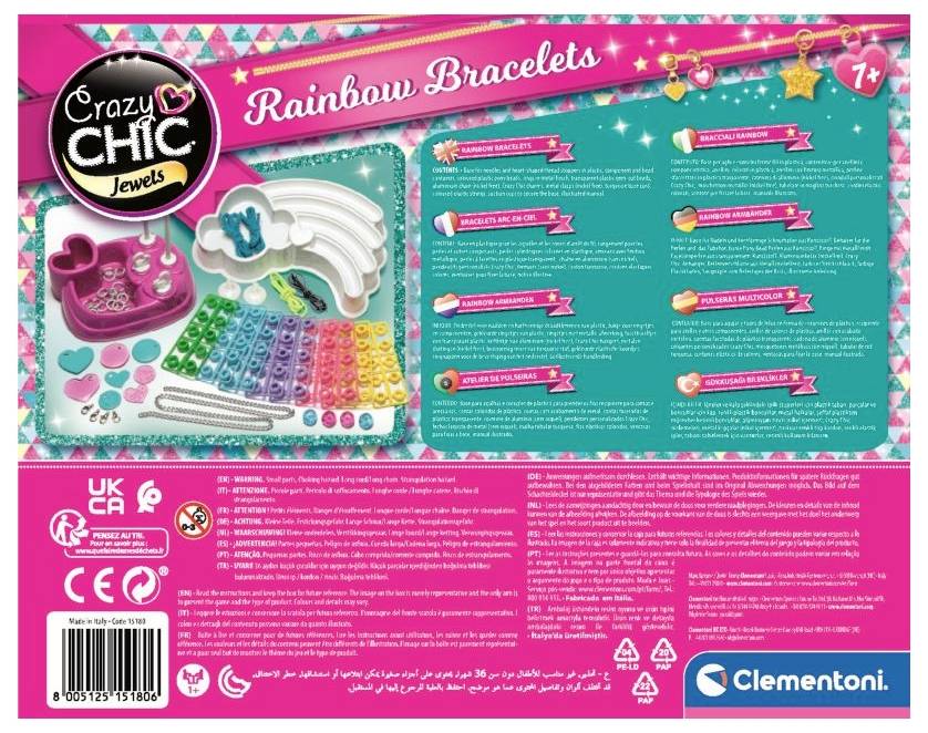 Clementoni Trendige Perlenarmbänder Crazy CHIC